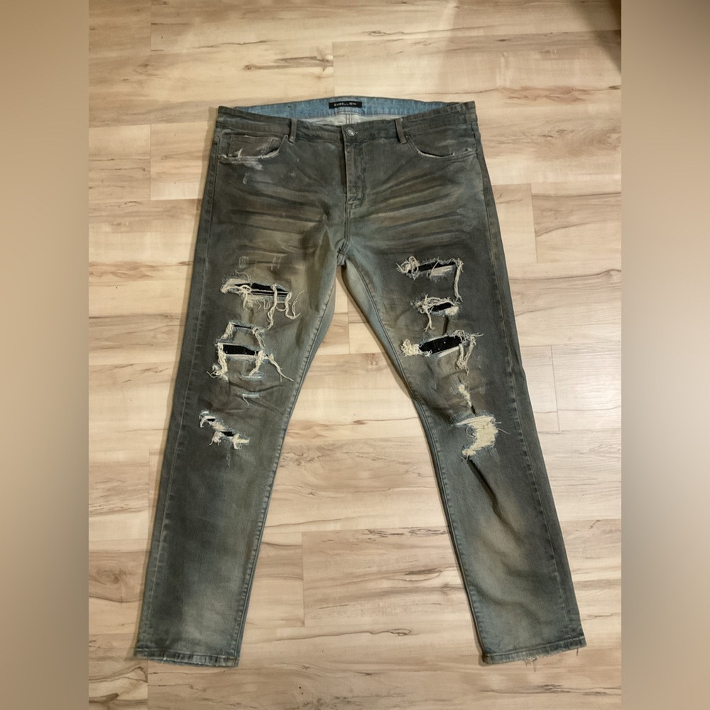 Embellish brand means jeans